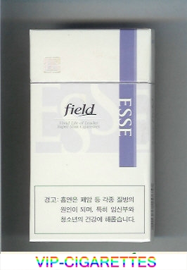 Esse Field 100s cigarettes hard box