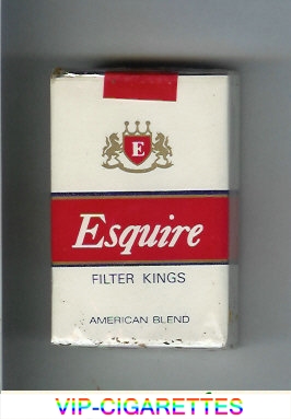 Esquire Filter Kings cigarettes American Blend soft box