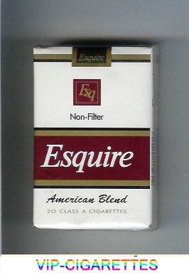 Esquire Non-Filter cigarettes American Blend soft box