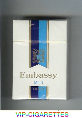 Embassy Mild Filter cigarettes hard box