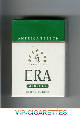 Era American Blend Menthol cigarettes hard box