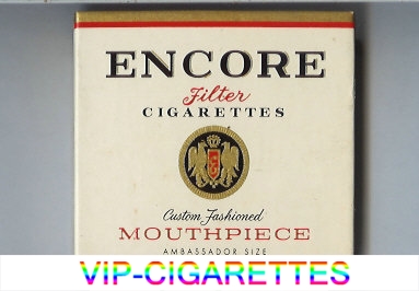 Encore Mouthpiece Filter cigarettes soft box