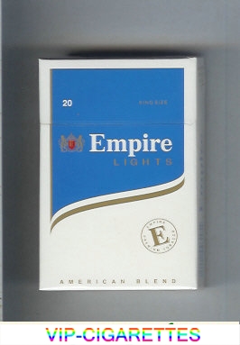 Empire Lights American Blend cigarettes hard box