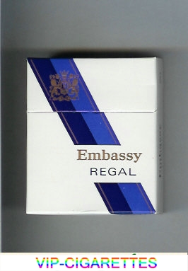 Embassy Regal cigarettes hard box
