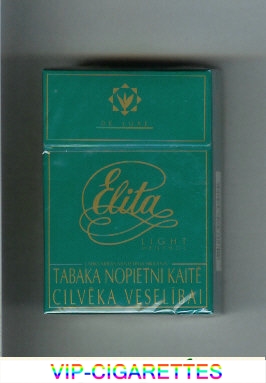 Elita Light Menthol cigarettes hard box