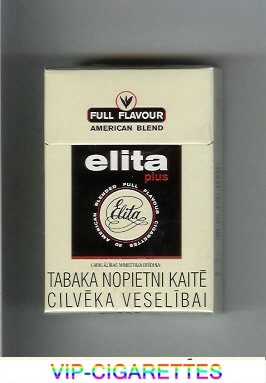 Elita Plus Full Flavour American Blend cigarettes hard box