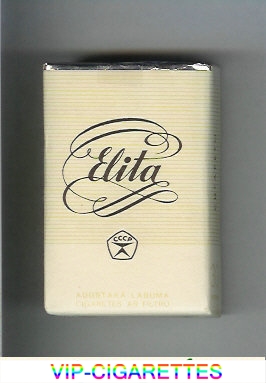 Elita white cigarettes soft box