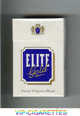 Elite Gold Cigarettes hard box
