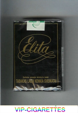 Elita De Lue cigarettes soft box