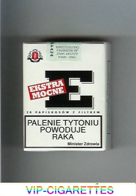 Ekstra Mocne E white cigarettes soft box
