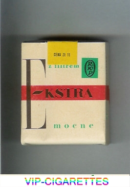 Ekstra Mocne white and red cigarettes soft box