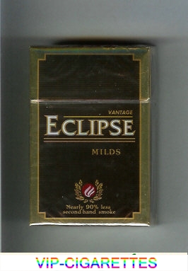 Eclipse Vantage Milds cigarettes hard box