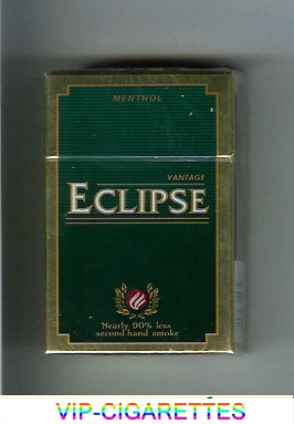 Eclipse Vantage Menthol cigarettes hard box