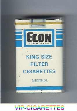 Econ Menthol King Size Filter cigarettes soft box