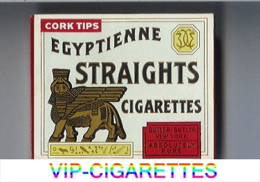  In Stock Egyptienne Straights cigarettes wide flat hard box Online
