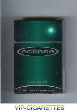 Eclipse Menthol cigarettes with Moon hard box