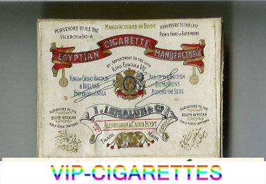 Egyptian Cigarette Manufactory Short Size cigarettes wide flat hard box