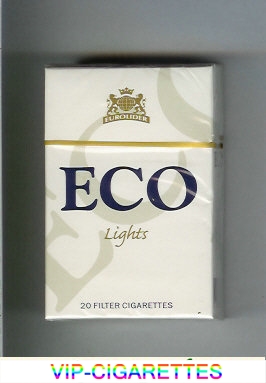 Eco Lights cigarettes hard box