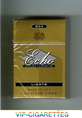 Echo Lights cigarettes hard box