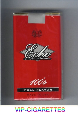 Echo 100s Full Flavor cigarettes soft box