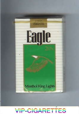 Eagle 20s Menthol King Lights cigarettes soft box