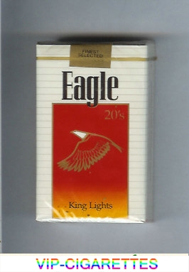 Eagle 20s King Lights cigarettes soft box