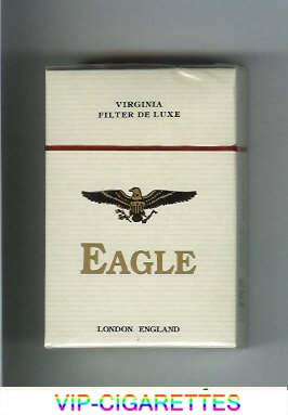 Eagle Virginia Filter De Luxe cigarettes hard box