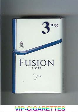 Fusion Filter 3 mg white and blue cigarettes hard box