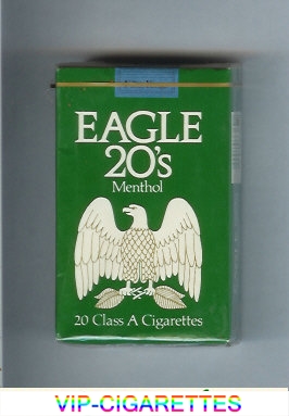 Eagle 20s Menthol cigarettes soft box