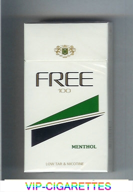 Free 100s Menthol Cigarettes hard box