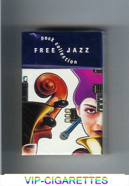 Free Jazz Pack Collection design 2001 Cigarettes hard box