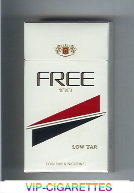 Free 100s Low Tar Cigarettes hard box