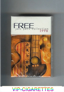 Free 1998 Jazz Pack Collection Cigarettes hard box