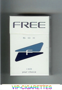 Free Box F Your Choice white and blue and black Cigarettes hard box