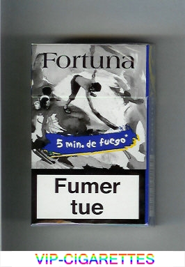 Fortuna. Smin.de Fuego blue cigarettes hard box