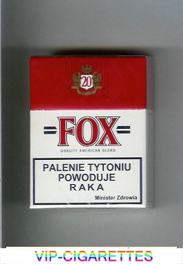 Fox Quality American Blend cigarettes hard box