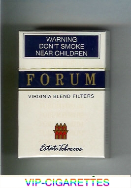 Forum Virginia Blend Filters Estate Tobaccos cigarettes hard box