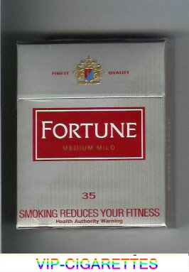 Fortune Medium Mild 35 cigarettes hard box