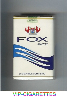 Fox Clamerica Suave white and blue cigarettes soft box