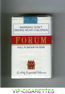 Forum Full Flavour Filters Quality Imported Tobaccos cigarettes soft box