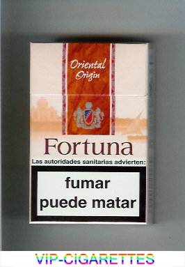 Fortuna. Oriental Origin cigarettes hard box