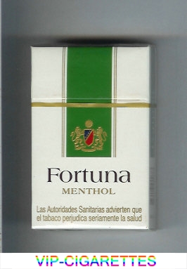 Fortuna Menthol cigarettes hard box