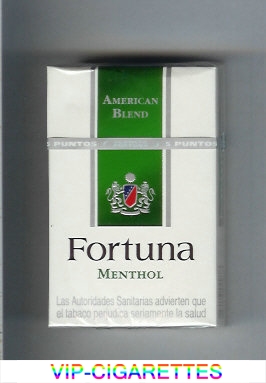 Fortuna American Blend Menthol cigarettes hard box