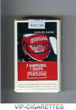 Fortuna Racing Team 7 Campeones. 1 Equipo Carlos Sainz cigarettes soft box