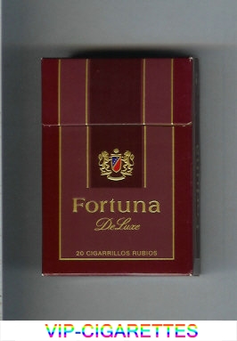 Fortuna De Luxe cigarettes hard box