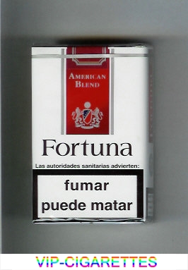 Fortuna American Blend white and red cigarettes soft box