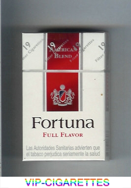 Fortuna American Blend Full Flavor cigarettes hard box