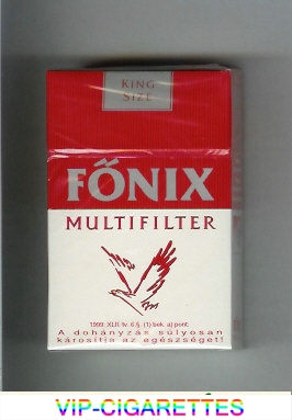 Fonix Multifilter King Size white and red cigarettes hard box