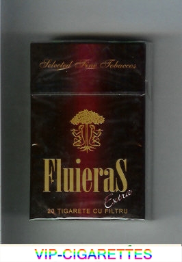 Fluieras Extra black cigarettes hard box