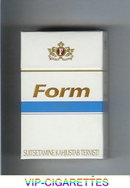 Form Light cigarettes hard box